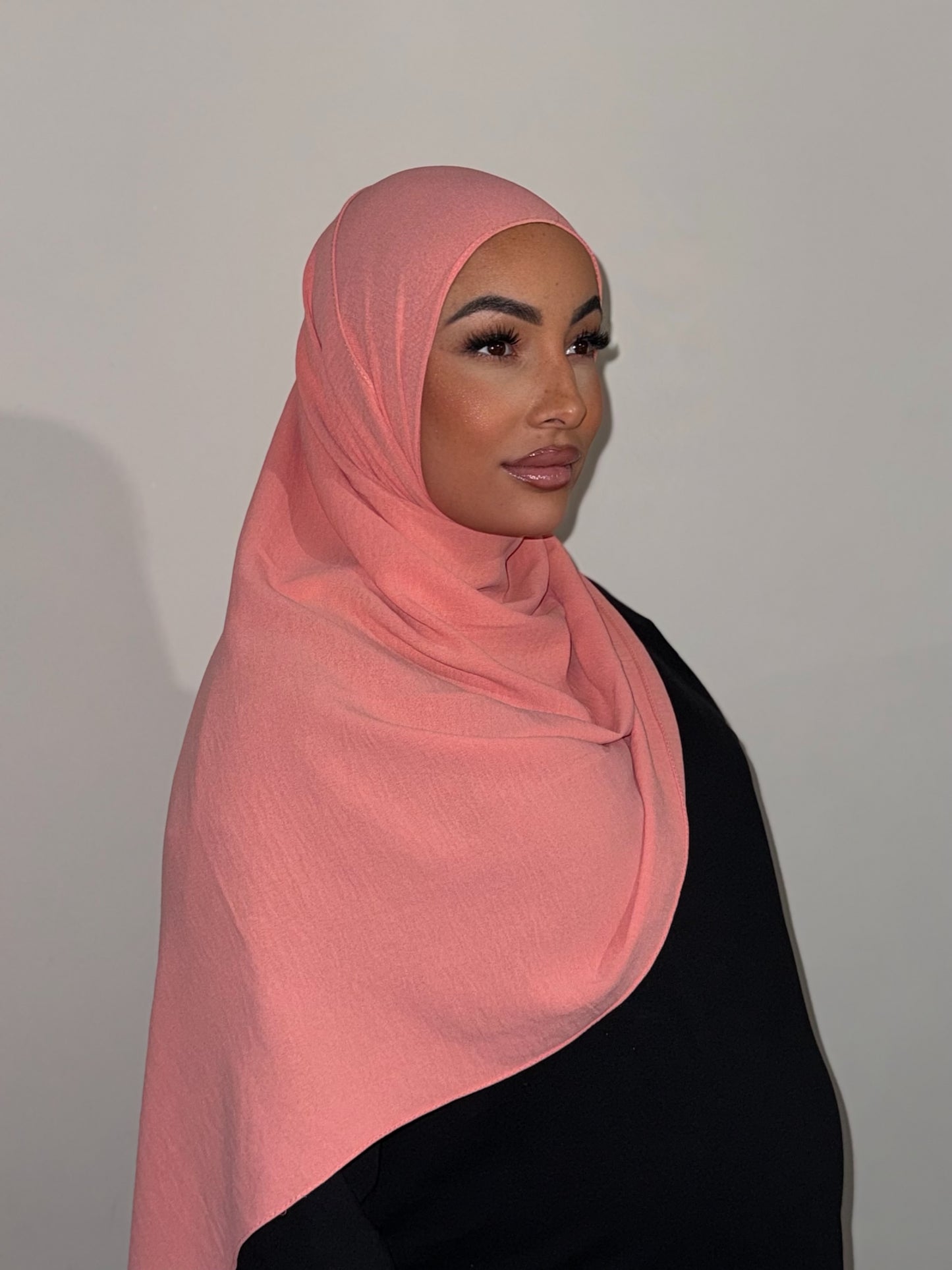Hijab Corail