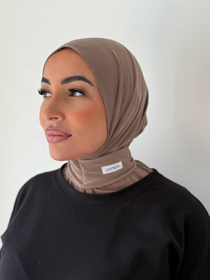 Taupe Balaclava Hijab