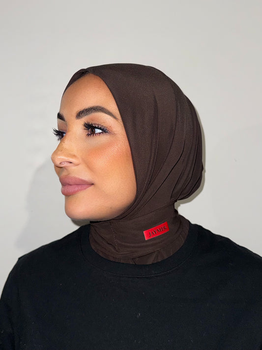 Hijab Cagoule Chocolate absolu