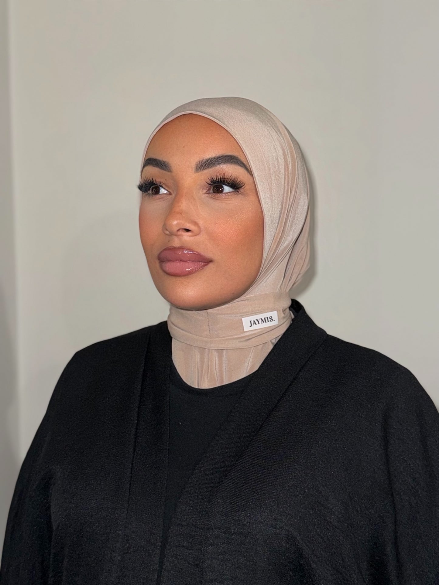 Hijab Cagoule Beige foncé