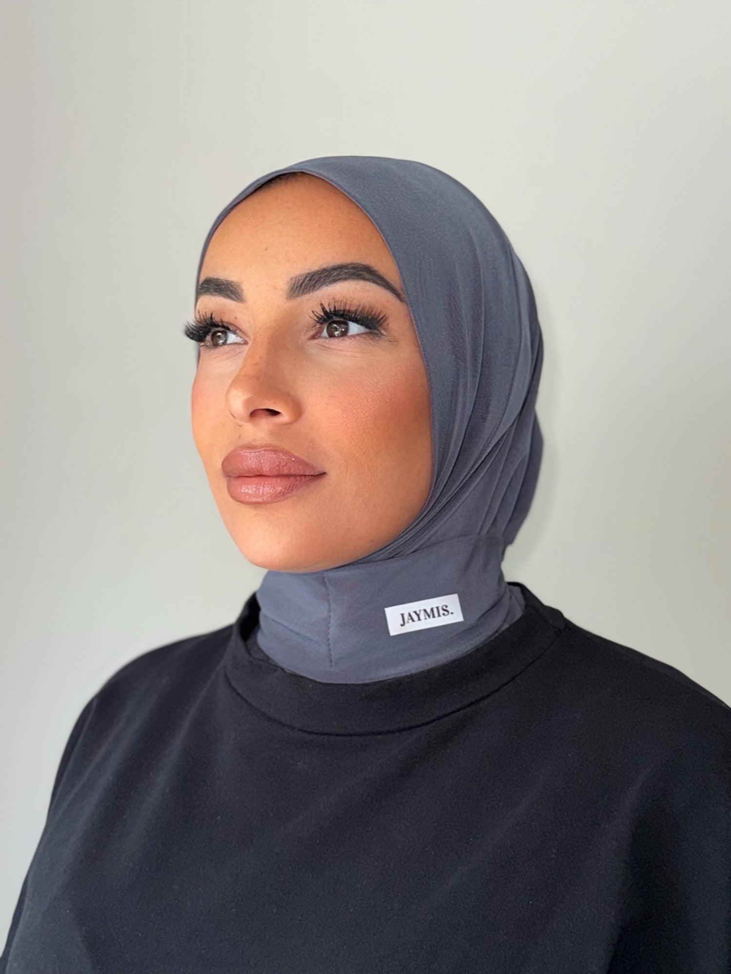 Cagoule Hijab Cendre