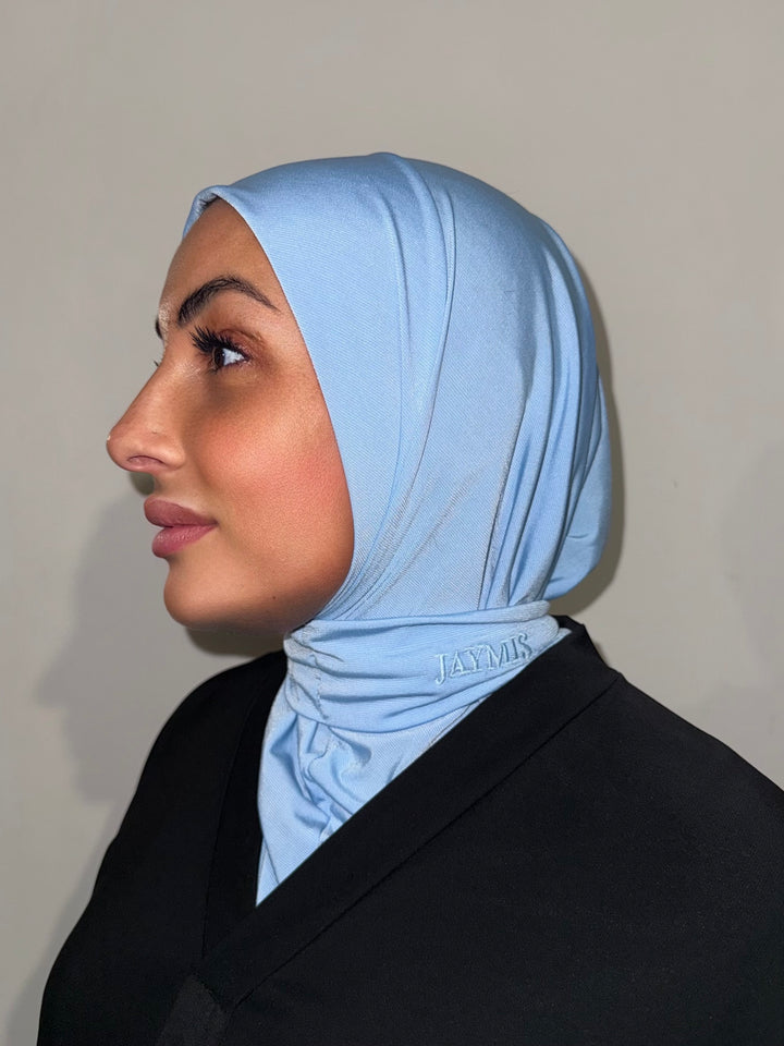 Hijab Cagoule Bleu Pastel