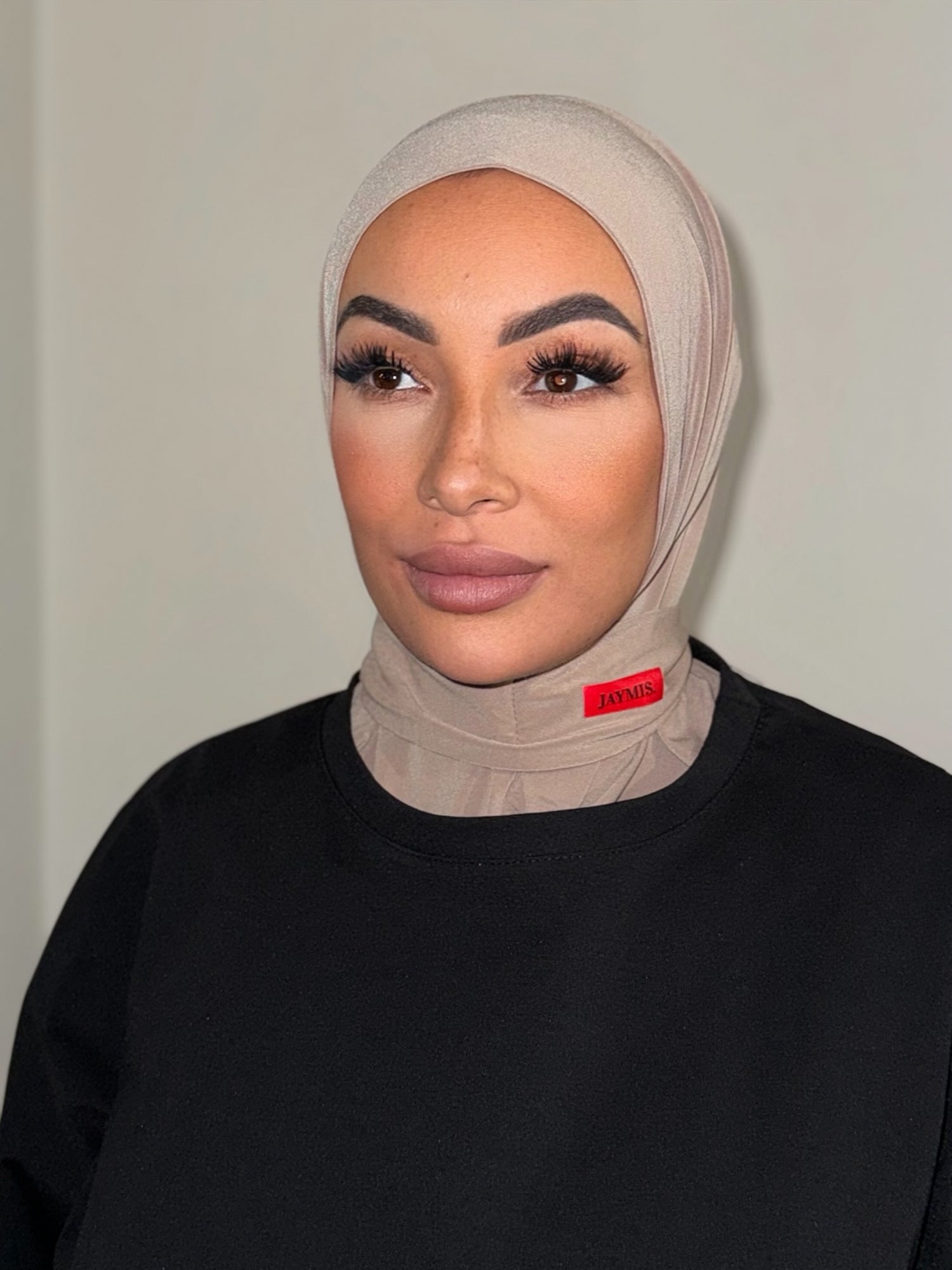 Hijab Cagoule Beige Couture