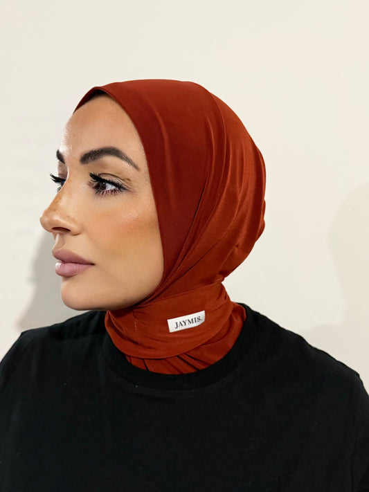 Hijab Cagoule Cuivre