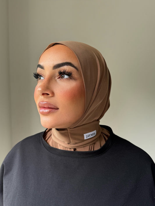 Hijab Cagoule Camel