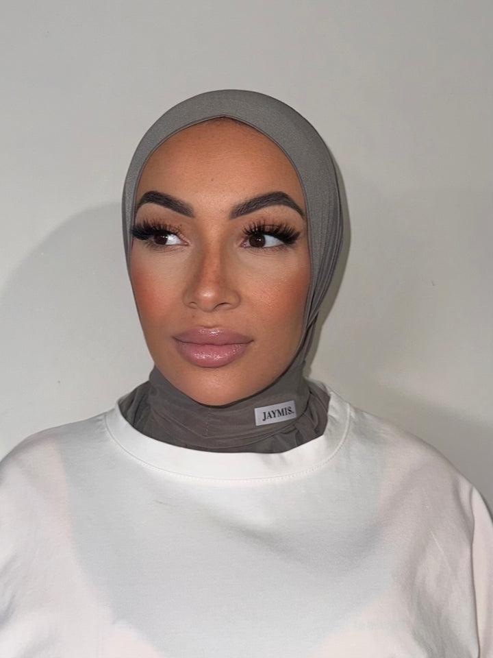Khaki Hijab Bivakmuts