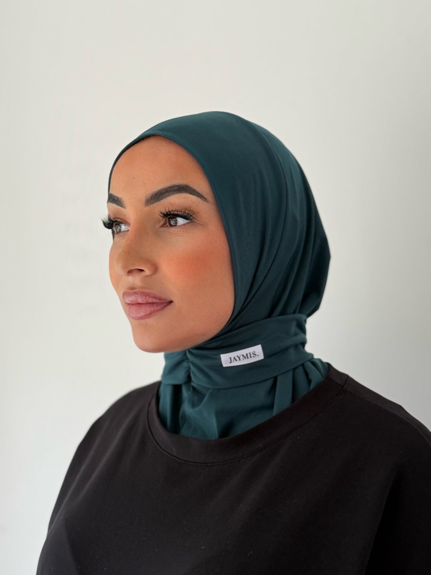 Smaragdgroene bivakmuts hijab