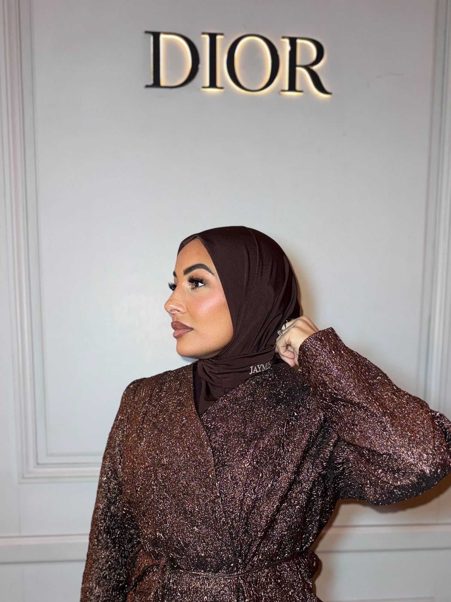 Hijab Cagoule Dark Brown