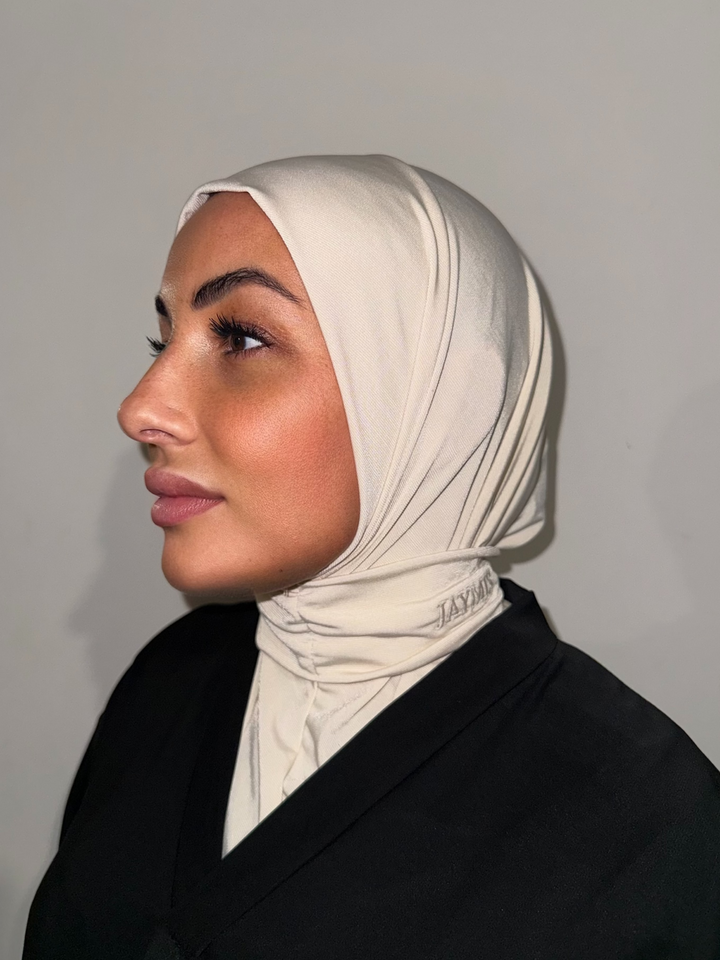 Hijab Cagoule Crème