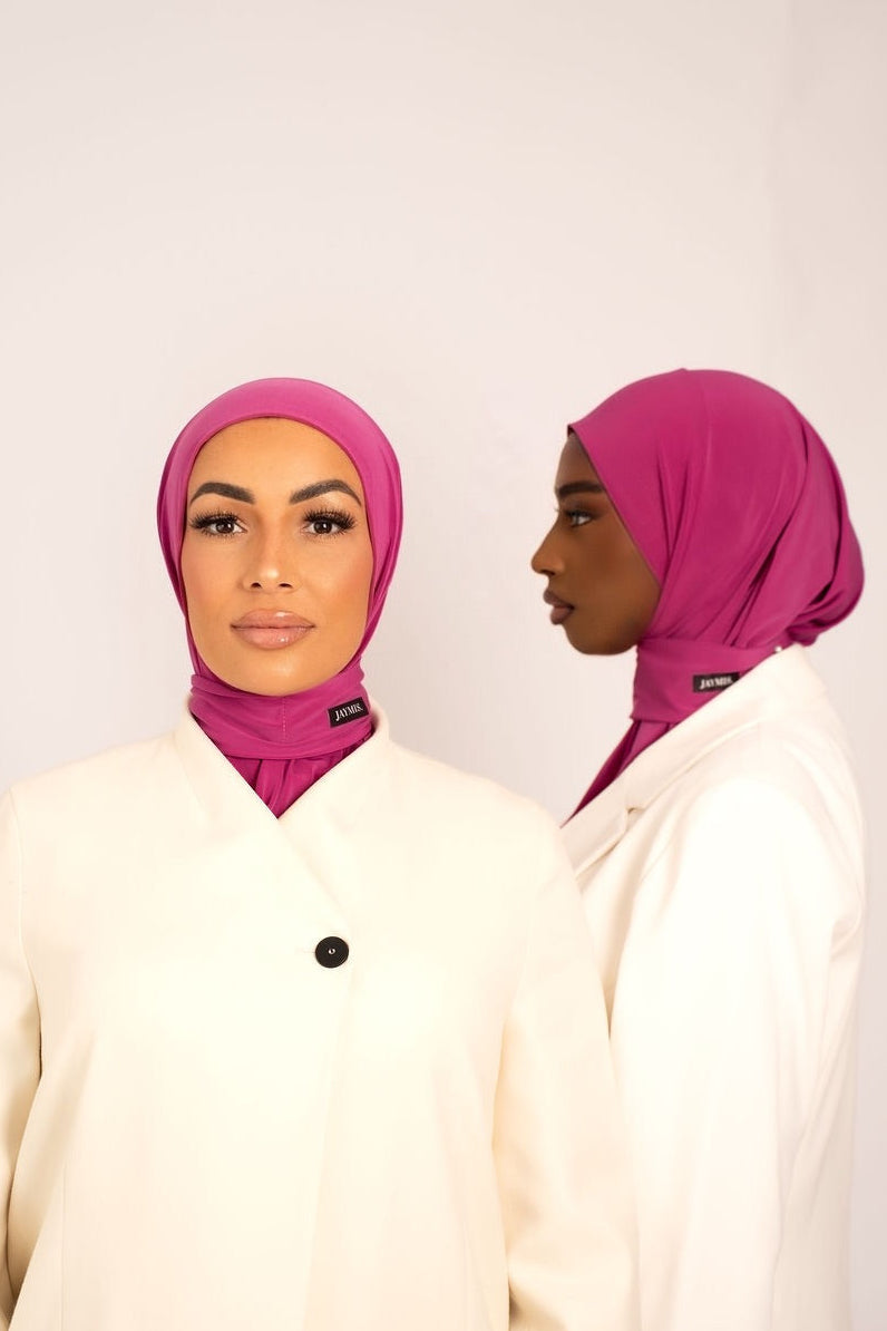 Hijab Cagoule Fushia